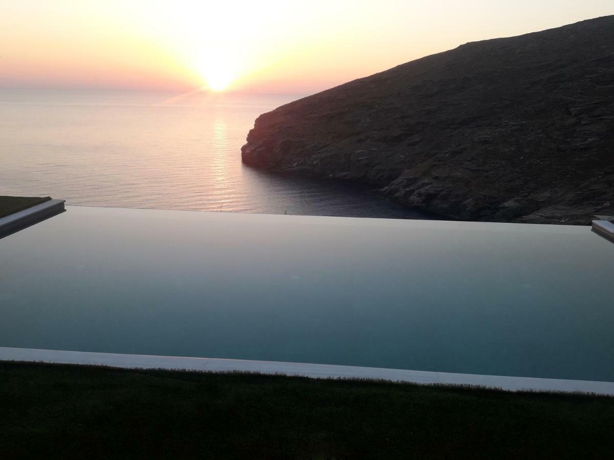 Anastasis Luxury Villa Andros With Heated Pool Sineti Exterior photo